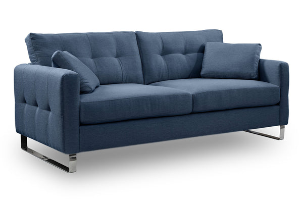 Modernes 2,5-Sitzer Sofa Hera – Modernes 2,5-Sitzer Sofa mit Flachgewebe-Bezug