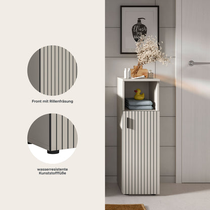 Meuble de salle de bain MONE (L/H/P : env. 30/95/30 cm) coloris Cachemire/Cachemire