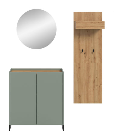 Homes & Jones Garderobe 3-tlg., Garderobenset, Dielenmöbel-Flurmöbel