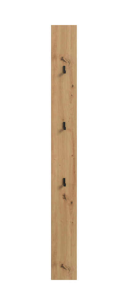 Coat Rack Panel DRIVE (W/H/D: approx. 16/160/6 cm) in Artisan Oak finish/Artisan Oak finish
