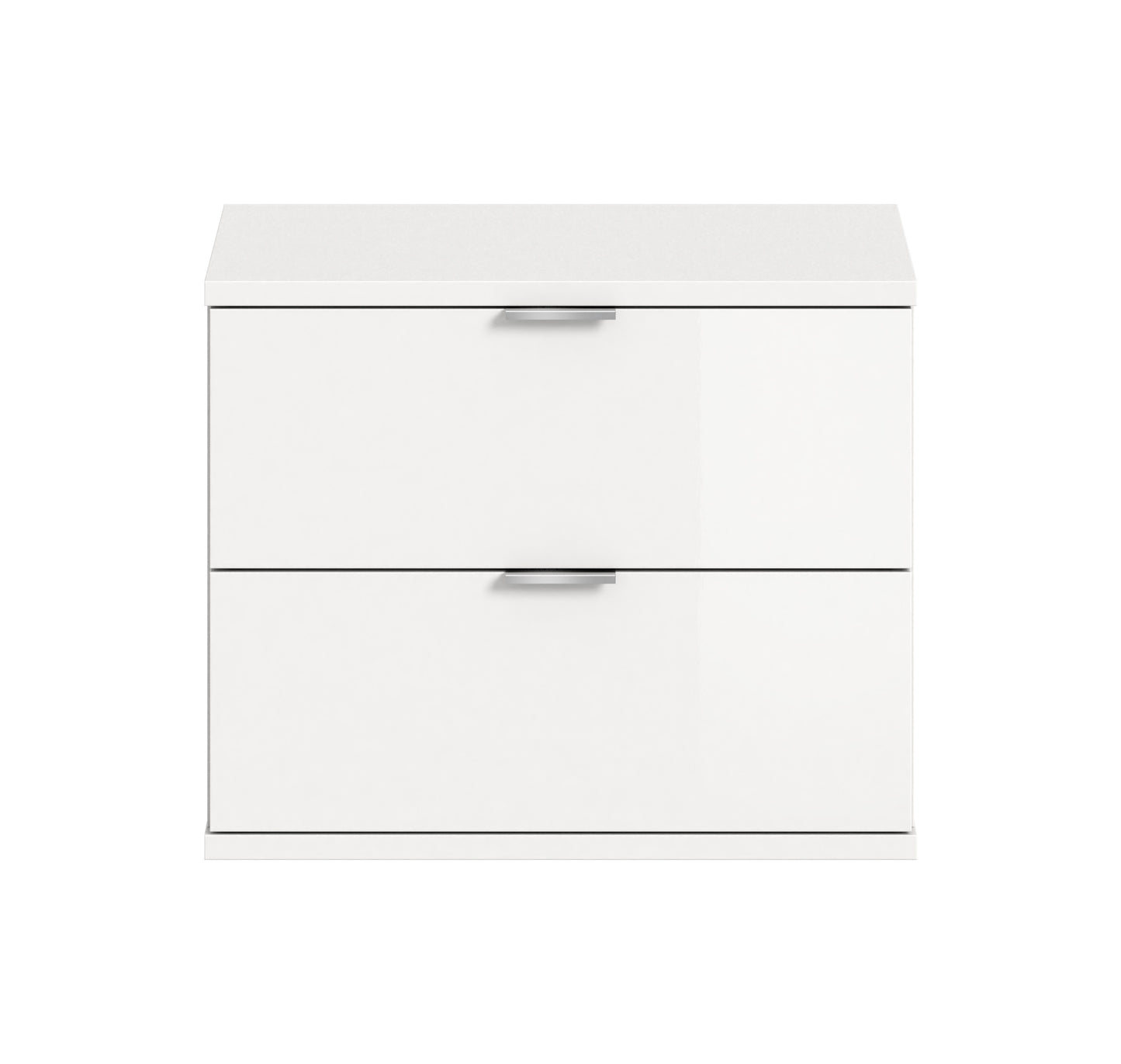 Homes & Jones Garderobensitzbank mit 2 Schubladen weiß Hochglanz Front