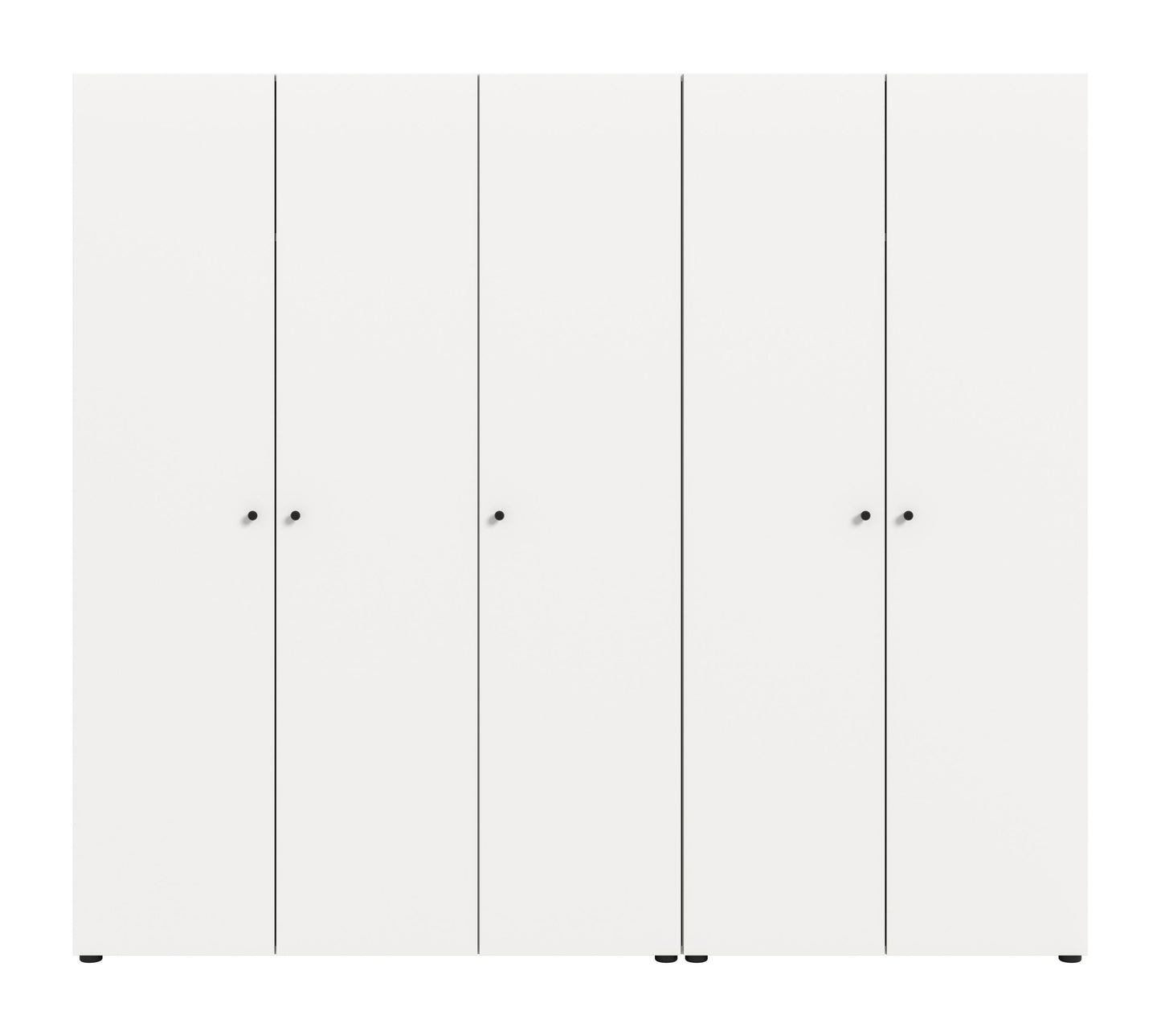 Combinaison d'armoires DARWIN (L/H/P : env. 200/176/51 cm) en anthracite/anthracite