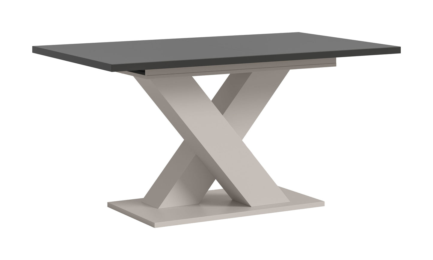 Table de salle à manger MOTION (L/H/P : env. 150/76/90 cm) en blanc/cachemire