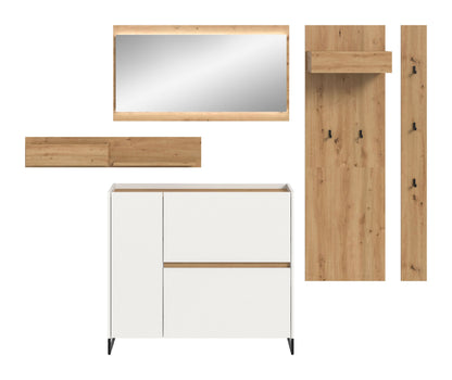 Ensemble d'entrée DRIVE (L/H/P : env. 236/192/32 cm) en sauge/sauge