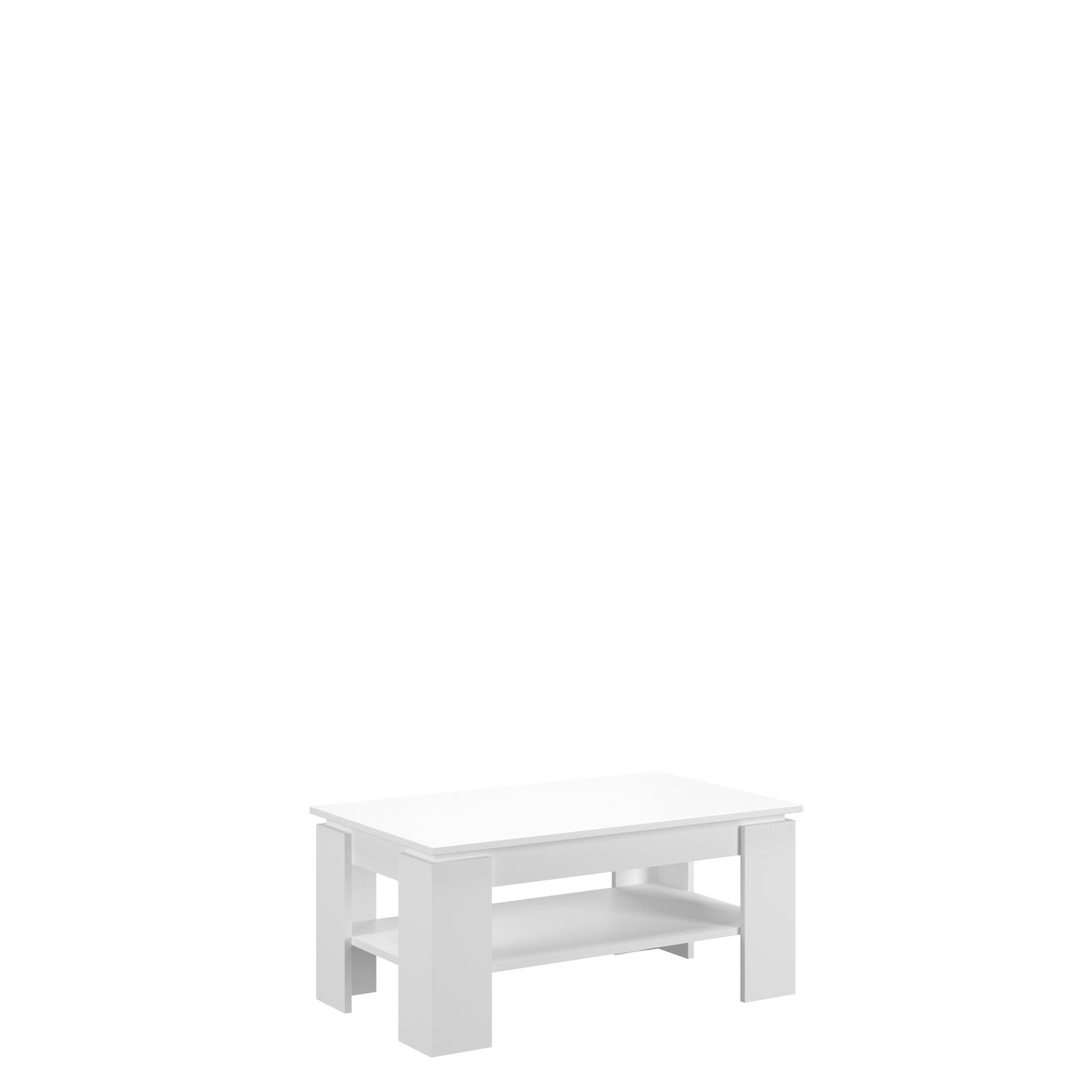 Table basse TITAN (L/H/P : env. 100/45/60 cm) en imitation chêne Artisan/imitation chêne Artisan