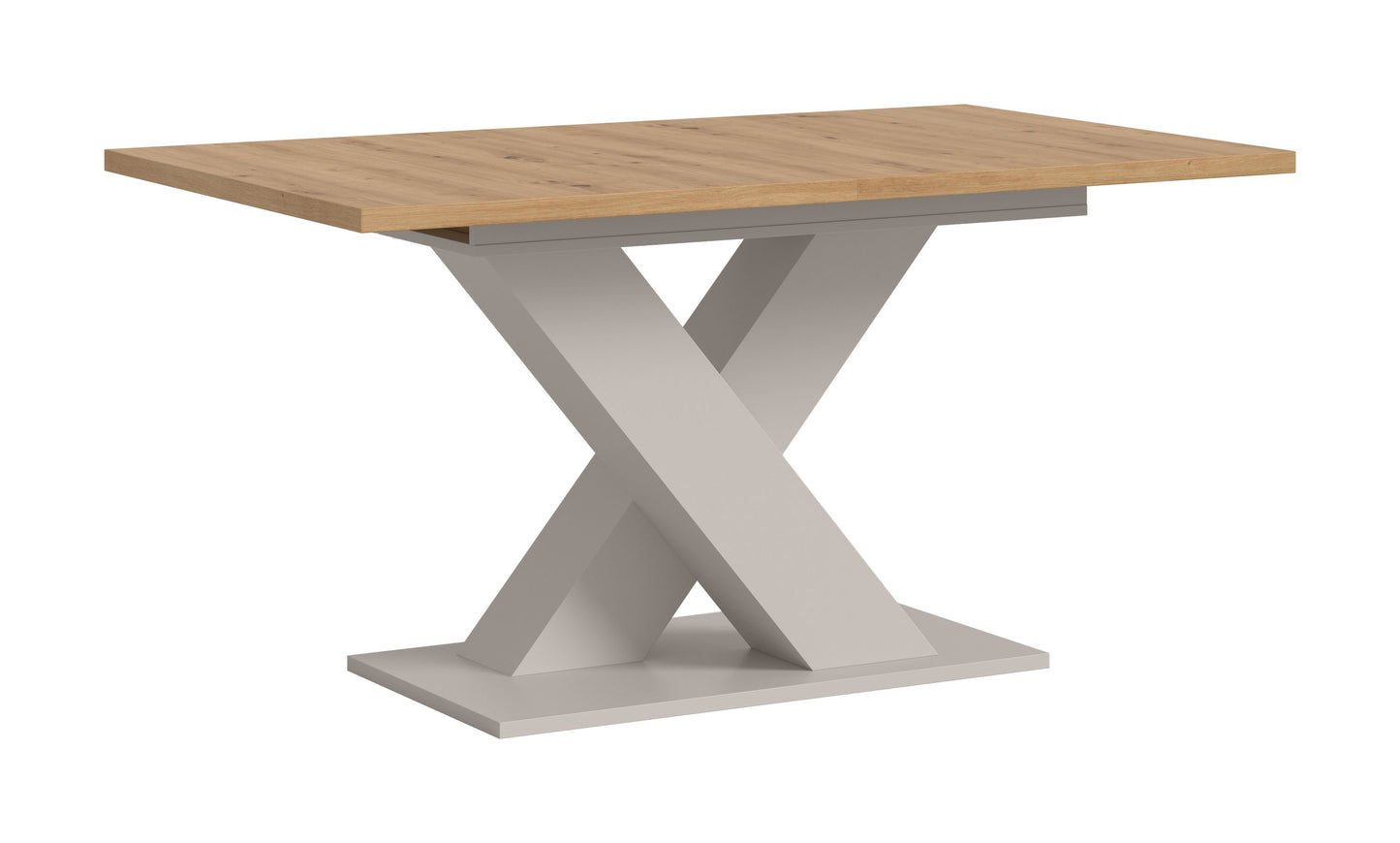 Table de salle à manger MOTION (L/H/P : env. 150/76/90 cm) en blanc/cachemire
