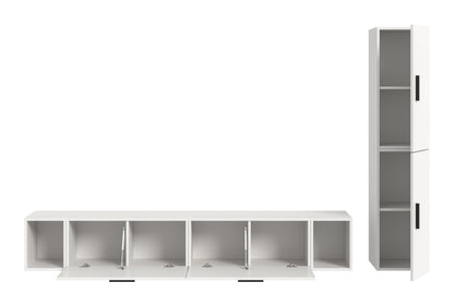 Homes & Jones Wohnwand 2-tlg. TV Möbel Modular Lowboard, Wohnzimmerschrank