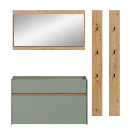 Ensemble de meubles d'entrée DRIVE (L/H/P : env. 172/192/32 cm) en Salbei/Salbei