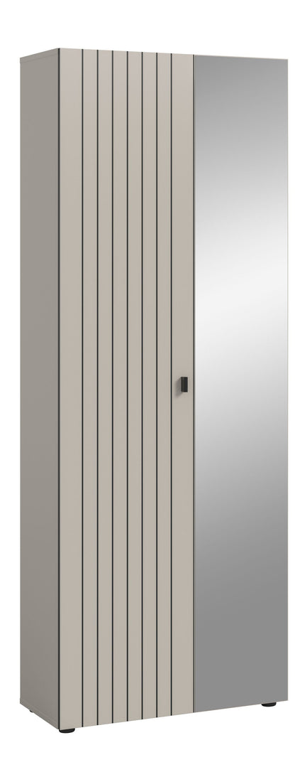 Armoire-vestiaire STATION (L/H/P : env. 70/192/37 cm) en cachemire/cachemire