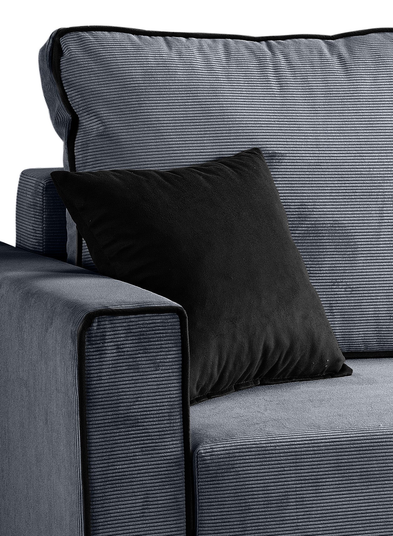 Canapé-lit Marti – Canapé moderne en velours côtelé avec fonction couchage
