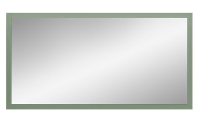 Miroir STATION (L/H/P : env. 106/55/2 cm) en verre miroir/vert fumé