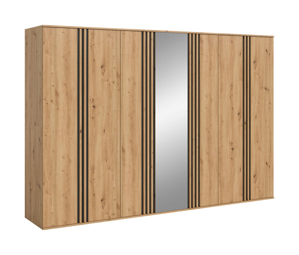 Kleiderschrankkombination TOFTA (B/H/T: ca. 280/190/56 cm) in Artisan Eiche Nachbildung/Artisan Eiche Nachbildung