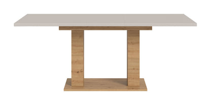 Table de salle à manger MOTION (L/H/P : env. 150/76/90 cm) en blanc/cachemire