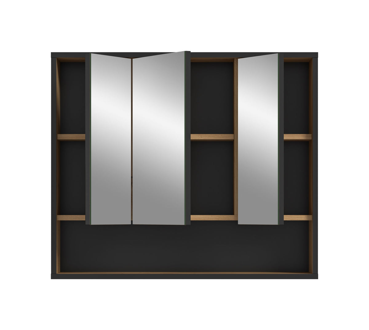 Mirror Cabinet BAGNO (W/H/D: approx. 80/68/19 cm) in Artisan Oak finish/Artisan Oak finish
