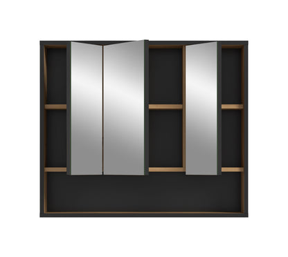 Mirror Cabinet BAGNO (W/H/D: approx. 80/68/19 cm) in Artisan Oak finish/Artisan Oak finish