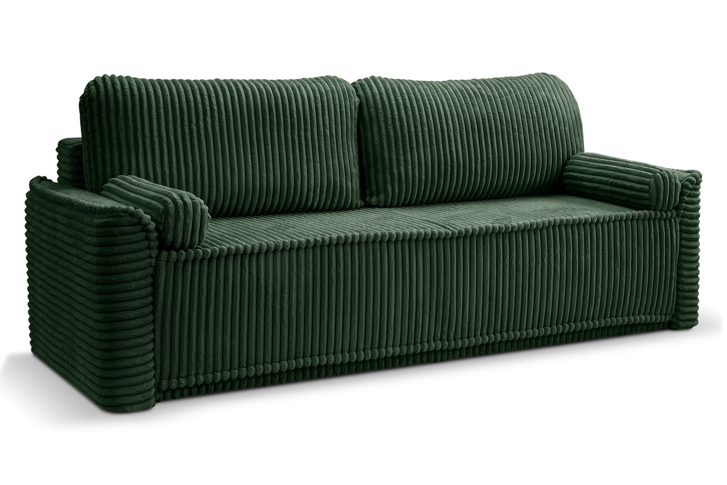 Canapé-lit Grubs – Canapé moderne en velours côtelé avec fonction couchage