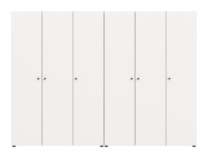 Combinaison de penderies DARWIN (L/H/P : env. 240/176/51 cm) en anthracite/anthracite