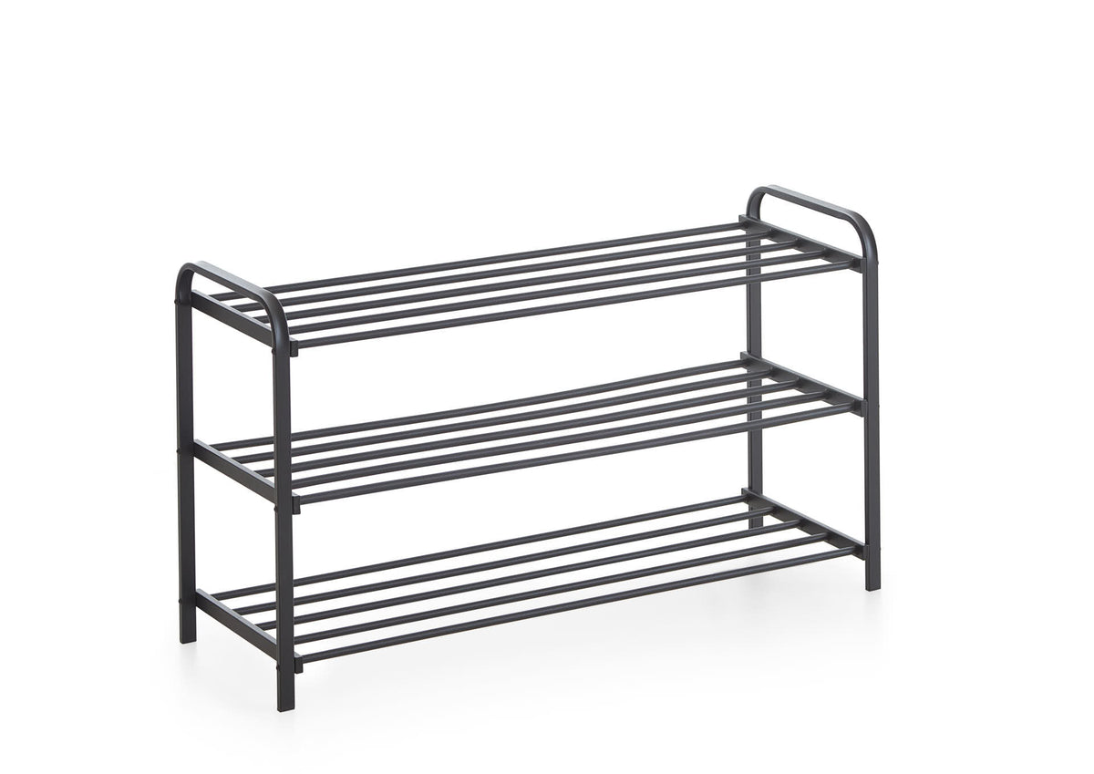 Shoe Rack Manfred in Black Metal