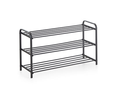 Shoe Rack Manfred in Black Metal